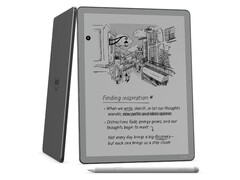 Der Kindle Scribe ohne Frontlicht hat ein 11 Zoll großes Display