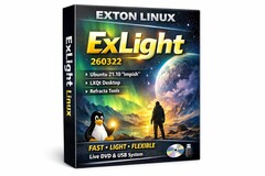 Exton Linux ExLight 260322 ist jetzt verfügbar
