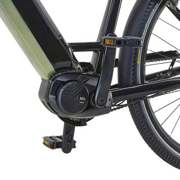 Der Mittelmotor stammt von AEG (Bildquelle: Aldi)