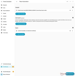 Integration eines X-Sense Rauchmelders in eine Automation
