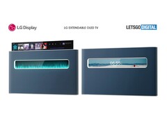 LG Display arbeitet offenbar auch an einem ausziehbaren Fernseher, der je nach Anforderung unterschiedlich viel Displayfläche zeigt.