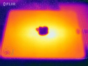 Oberflächentemperatur Last (Rückseite)