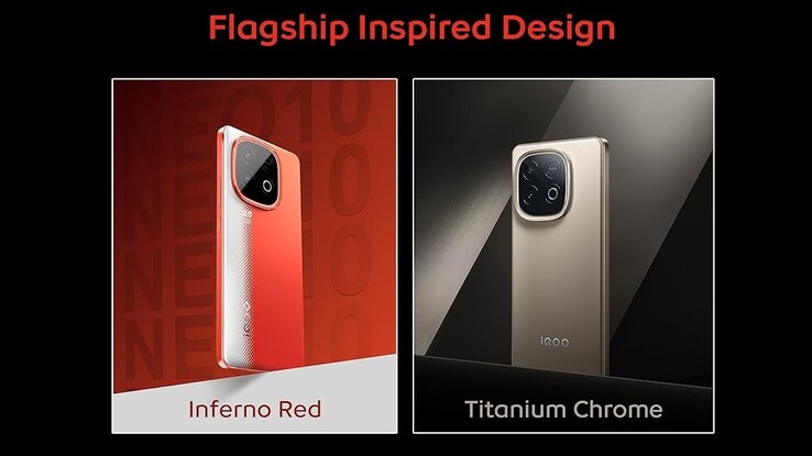 Das iQoo Neo 10 kommt in vier Farbausführungen