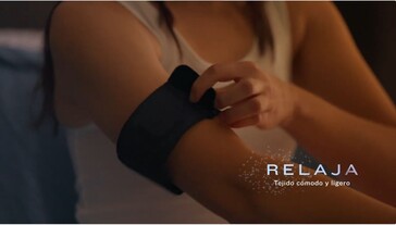 Positioniert wird das Modell am Oberarm (Bildquelle: Garmin)