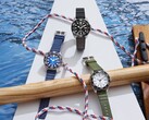 Drei Citizen Promaster Dive-Uhren mit weißem, schwarzem und blauem Zifferblatt, jeweils mit passender Tauchlünette und Urethanarmband.