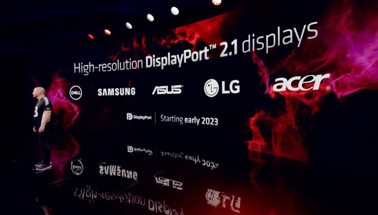 Im Jahr 2023 sollen zahlreiche Monitore mit Unterstützung für DisplayPort 2.1 auf den Markt kommen. (Bild: AMD)