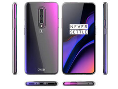 OnePlus 7 Pro in durchsichtiger Schutzhülle