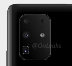 So soll sie nun wirklich aussehen: Die rückseitige Kamera am Galaxy S11+ (möglicherweise auch Galaxy S20 benannt)