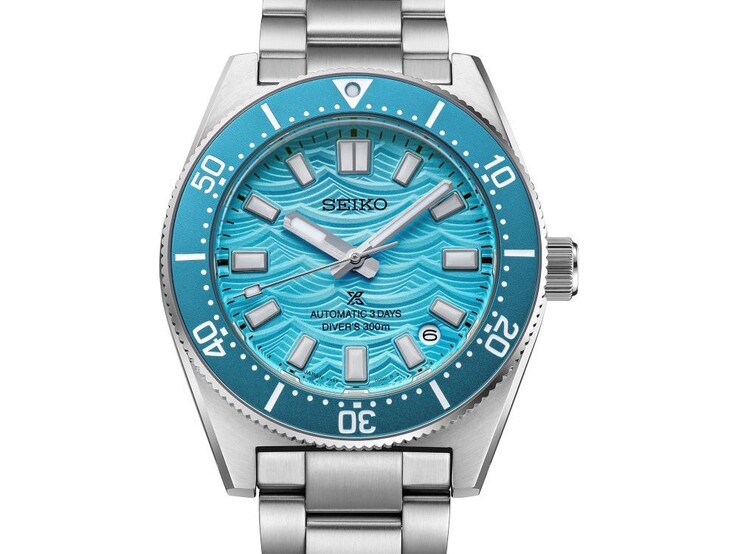 Front der Prospex 1965 Heritage Diver HBC011 mit blauem Zifferblatt