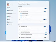 Ein neues Windows 11 Update führ ein modulares und anpassbares Startmenü ein