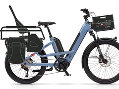 Das Benno Bikes 46er kann Personen und gleichzeitig auch viel Gepäck mitnehmen