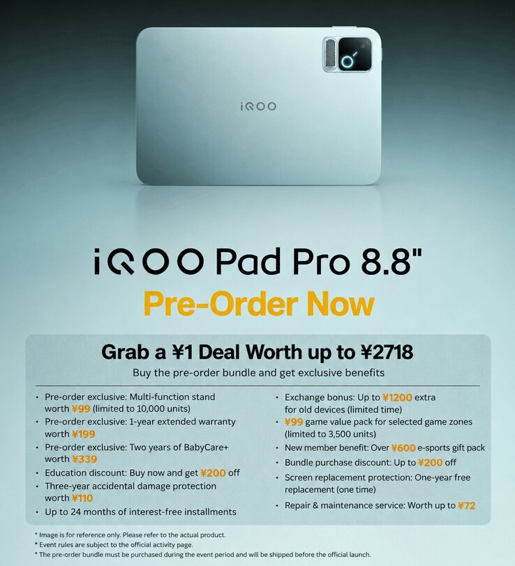 iQOO Pad Pro Tablet