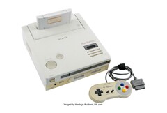 So hätte die erste PlayStation ausgesehen, wenn Nintendo die Partnerschaft nicht aufgekündigt hätte. (Bild: Heritage Auctions)