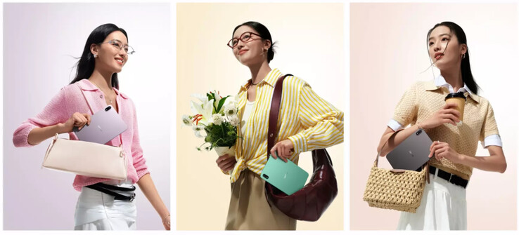 Die drei Farbvarianten des Oppo Pad Mini