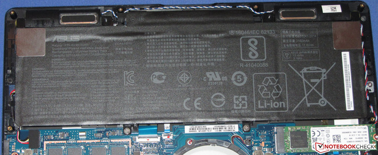 Der Akku ist fest verbaut