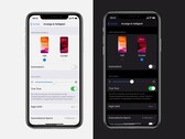 Der Dark Mode kann die Akkulaufzeit unter bestimmten Umständen stark verlängern. (Bild: Apple, bearbeitet)