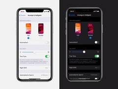 Der Dark Mode kann die Akkulaufzeit unter bestimmten Umständen stark verlängern. (Bild: Apple, bearbeitet)