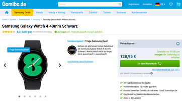 Gomibo hat die Samsung Galaxy Watch4 aktuell zum Bestpreis des Tages im Angebot.