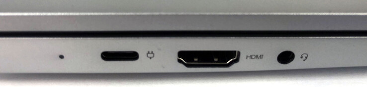 Link: 1 x USB 3.2 Typ-C (mit Power-Delivery und DisplayPort), 1 x HDMI, 1 x Combo-Audio/Mic-Buchse (3.5-mm-Klinke)