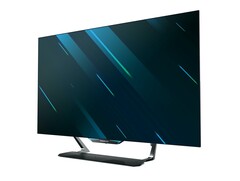Der neue Bildschirm von Acer macht sich als OLED-TV genauso gut wie als Gaming-Monitor. (Bild: Acer)