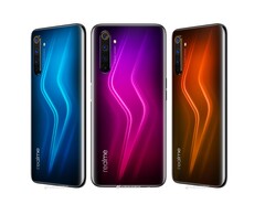 Alles so schön bunt hier: Das farbenfrohe Realme 6-Trio wird für den anstehenden Launch am 5. März bereits beworben.