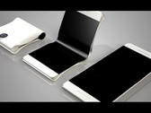 Ein Infolding-Konzept, wie es Anfang 2019 von Samsung vorgestellt werden könnte.