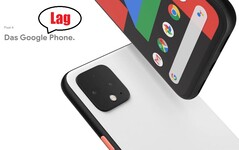 Lags und Stottern: Ein Tester demonstriert die Performance-Probleme eines Google Pixel 4 XL.