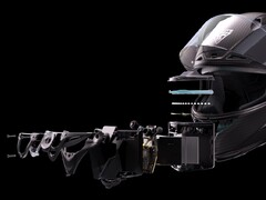 Der Forcite MK1S trägt im Kinnbereich eine Dash-Cam und ein Benachrichtigungssystem