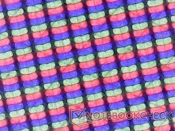 Glänzendes Subpixel-Array mit minimaler Körnigkeit