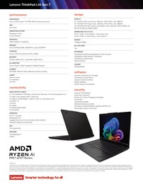 Lenovo ThinkPad L14 Gen 7 AMD Spezifikationen.