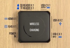 Noirhub ist ein Notebook-Ladegerät und Qi-Ladepad mit vielfältigen Dockfunktionen.