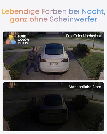 Es gibt eine farbige Nachtsicht