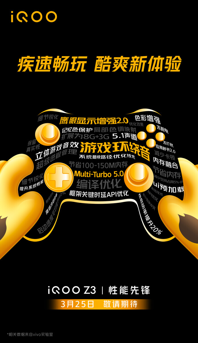 iQoo Z3 erhält 120HzDisplay und leistungsfähiges
