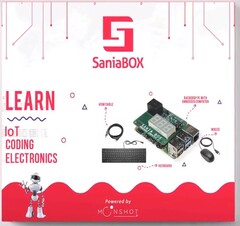 Sania Box: Kit für und mit Raspberry Pi 4 und 3 bringt zahlreiche Teile und Experimente mit