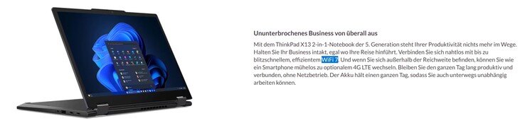 Info auf der Webseite