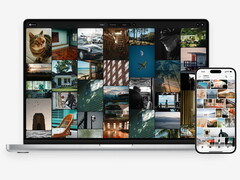 PC und Smartphone mit ZimaOS Photos