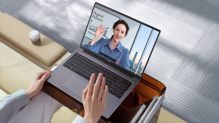 Das MateBook D16 besitzt ein schlichtes Design (Bild: Huawei)