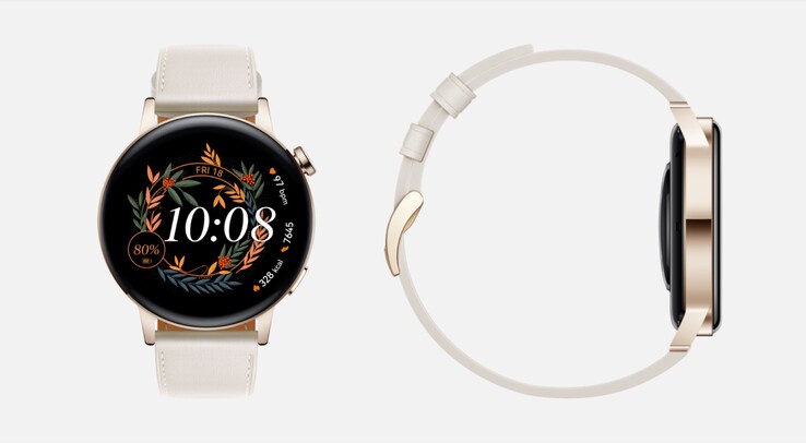 Die Huawei Watch GT 3 bietet bis zu zwei Wochen Laufzeit und einen SpO2-Sensor.