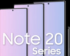 Samsung Galaxy Note 20 mit Waterfall-Display und Punch-Hole-Buttons? (Konzeptrender WaqarKhanHD/Windowsunited.de)