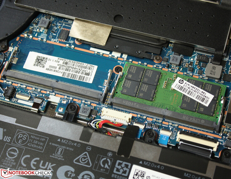 Zwei RAM-Bänke im HP EliteBook 845 G9