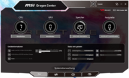 MSI Dragon Center - Systemübersicht
