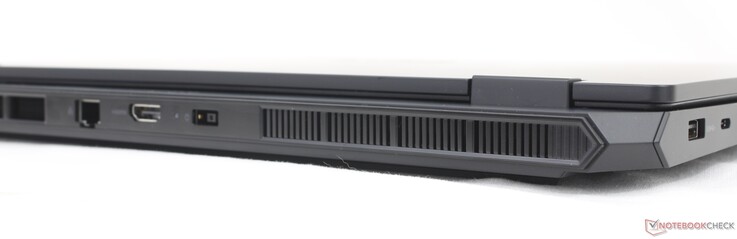 Rückseite: RJ-45 (1 Gbit/s), HDMI 2.1, Netzteil