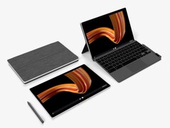 Das Fydetab wird mit einem Stylus und einer Tastaturhülle geliefert, FydeOS kann sowohl Linux- als auch Android-Apps ausführen. (Bild: Fyde Innovations)