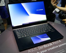 Asus Zenbook Pro 14 mit Display im Touchpad