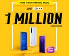 Realme: Verkaufsschlager auf Flipkart, 1 Million Smartphones an einem Tag verkauft.