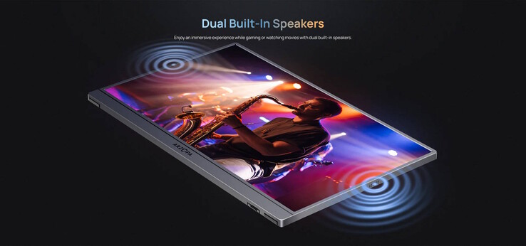 Verbaut sind zwei Lautsprecher (Bildquelle: Arzopa)