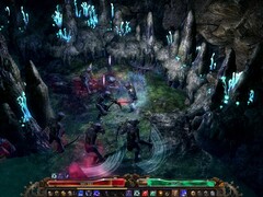 Grim Dawn ist im Rahmen des Steam Summer Sale mit Rabatt erhältlich. Screenshot aus dem Spiel - ein Kampf zwischen mehreren Charakteren (Bildquelle: Steam)