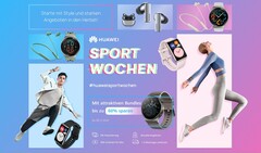 Im Rahmen der Huawei Sportwochen kann man bis zu 60 Prozent auf Wearables, Smartphones und Notebooks sparen.