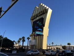 Das Hotel Westgate mit Blickrichtung auf das Messegelände. (Bildquelle: Andreas Sebayang/Notebookcheck.com)