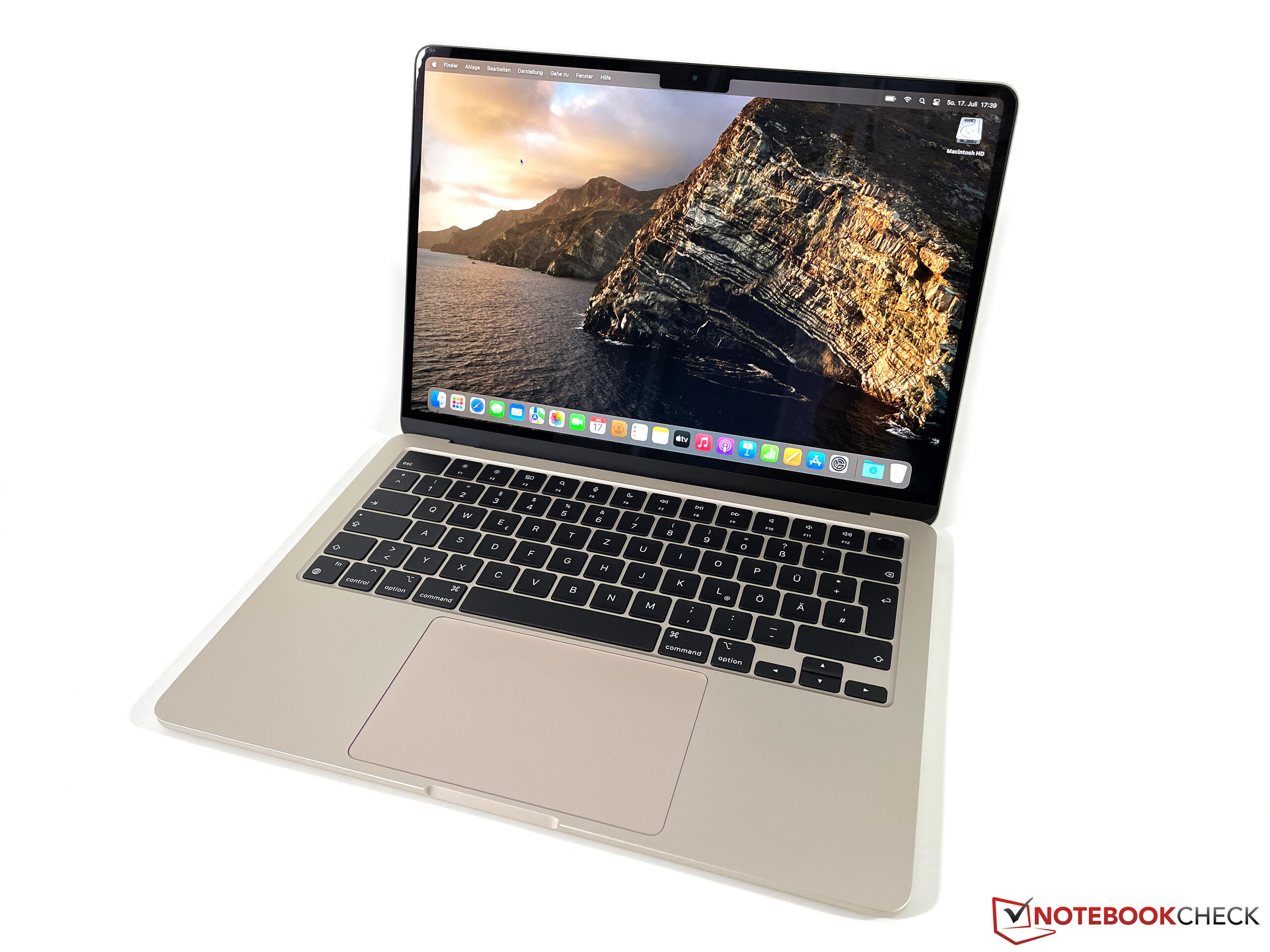 Apple MacBook Air M2 im Test - Die schnellere 10-Kern-GPU lohnt sich nicht  - Notebookcheck.com Tests